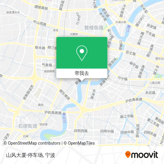 山风大厦-停车场地图