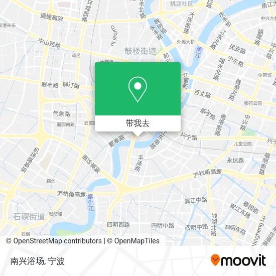南兴浴场地图