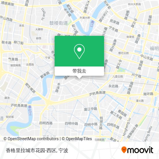 香格里拉城市花园-西区地图