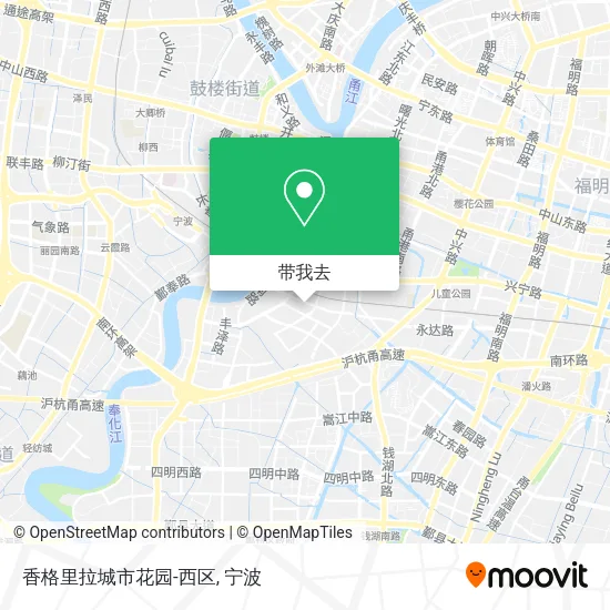 香格里拉城市花园-西区地图