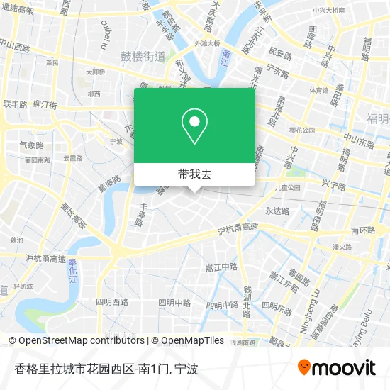 香格里拉城市花园西区-南1门地图