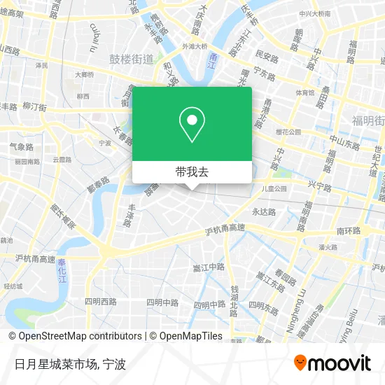 日月星城菜市场地图