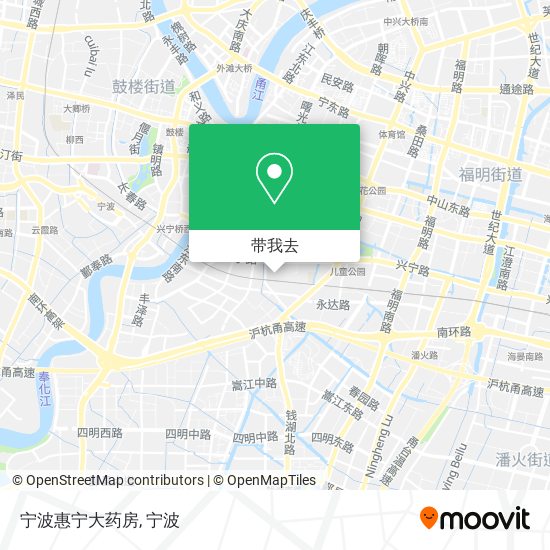 宁波惠宁大药房地图
