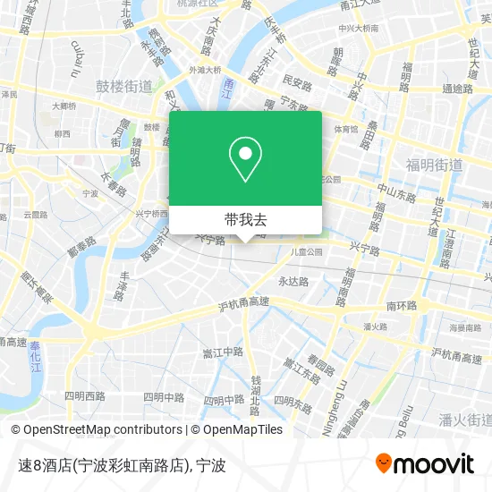 速8酒店(宁波彩虹南路店)地图