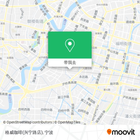 格威咖啡(兴宁路店)地图