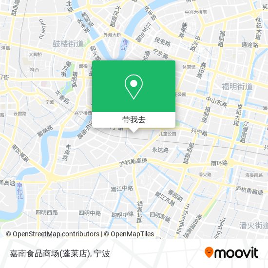 嘉南食品商场(蓬莱店)地图