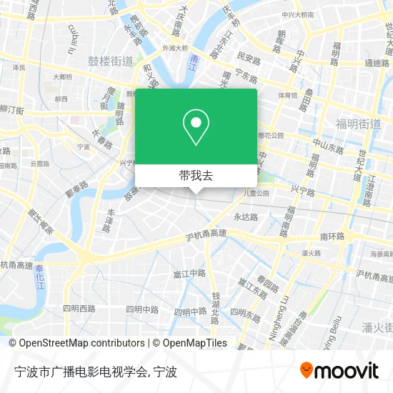 宁波市广播电影电视学会地图