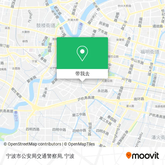 宁波市公安局交通警察局地图