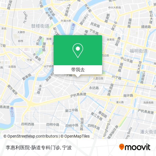 李惠利医院-肠道专科门诊地图