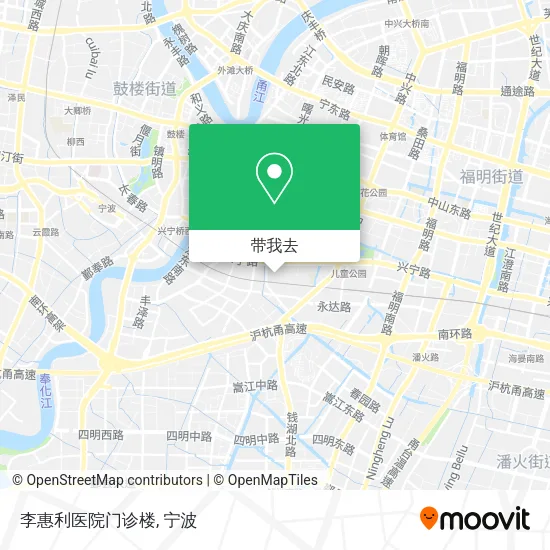 李惠利医院门诊楼地图