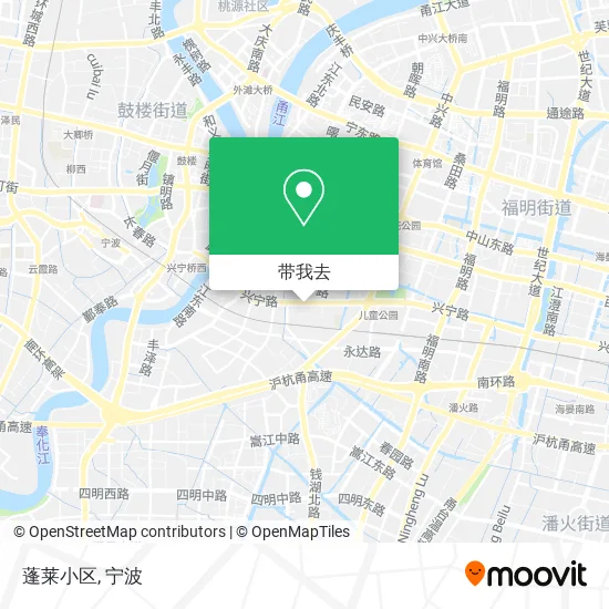 蓬莱小区地图