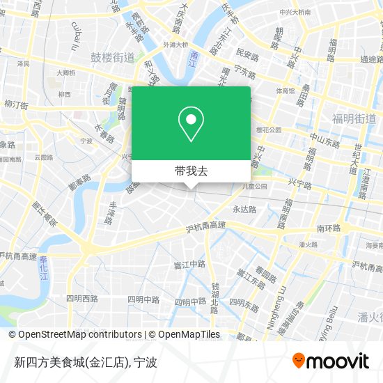新四方美食城(金汇店)地图