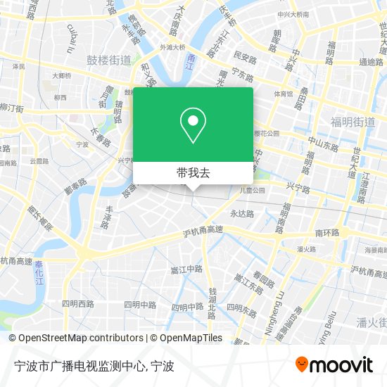宁波市广播电视监测中心地图