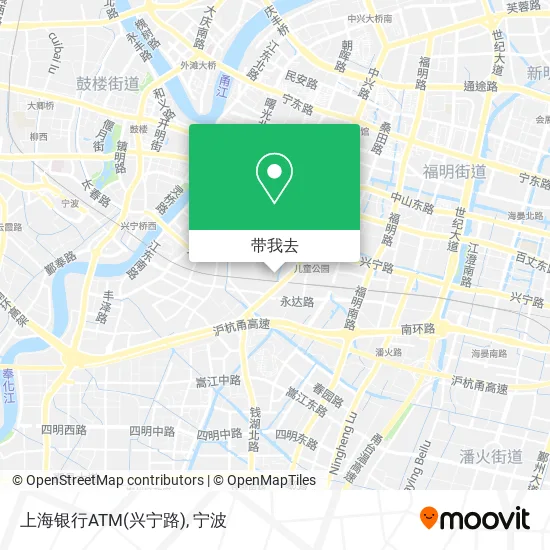 上海银行ATM(兴宁路)地图