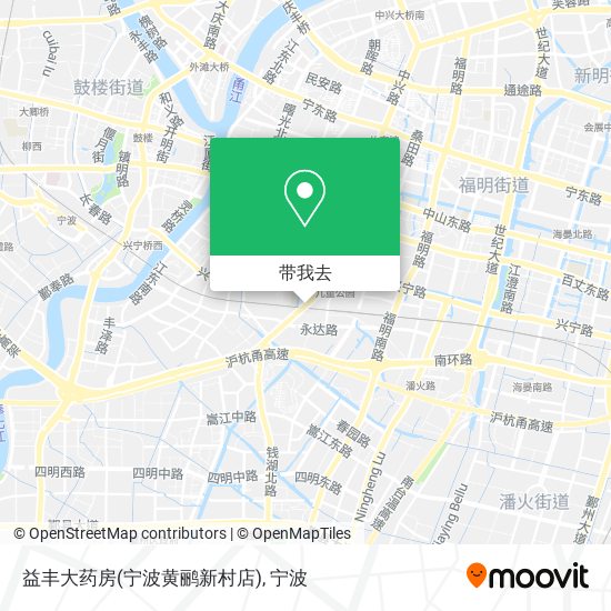 益丰大药房(宁波黄鹂新村店)地图