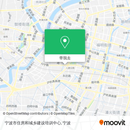 宁波市住房和城乡建设培训中心地图