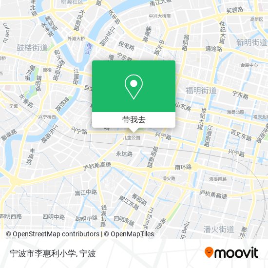 宁波市李惠利小学地图