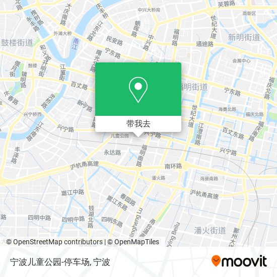 宁波儿童公园-停车场地图