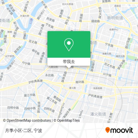 月季小区-二区地图