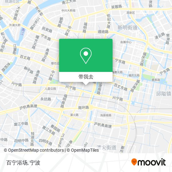 百宁浴场地图