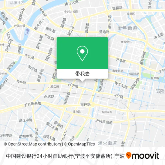 中国建设银行24小时自助银行(宁波平安储蓄所)地图
