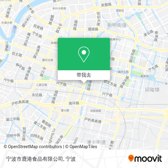 宁波市鹿港食品有限公司地图