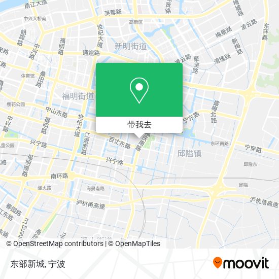 东部新城地图