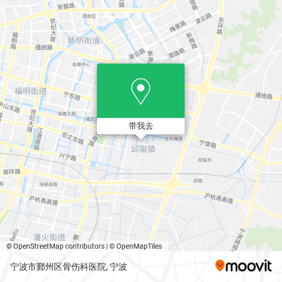 宁波市鄞州区骨伤科医院地图