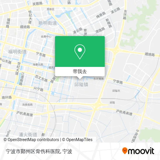 宁波市鄞州区骨伤科医院地图