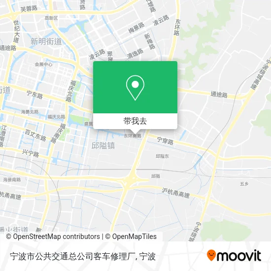 宁波市公共交通总公司客车修理厂地图