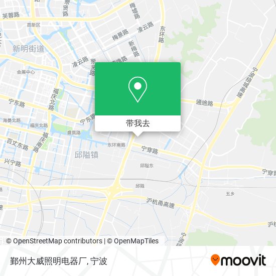 鄞州大威照明电器厂地图