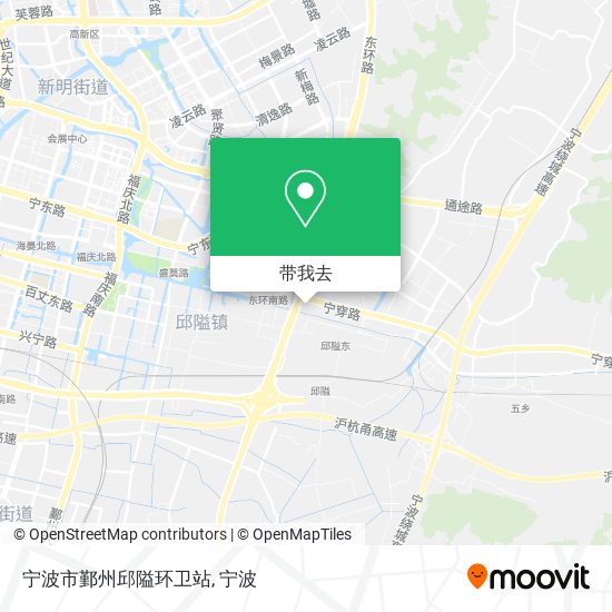 宁波市鄞州邱隘环卫站地图
