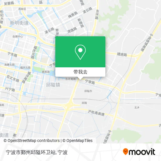 宁波市鄞州邱隘环卫站地图
