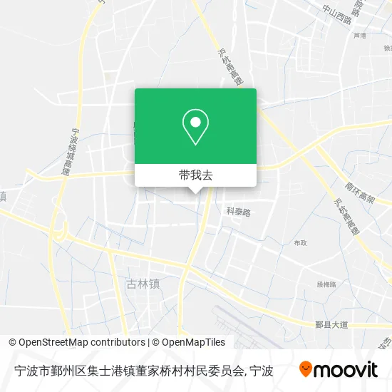 宁波市鄞州区集士港镇董家桥村村民委员会地图