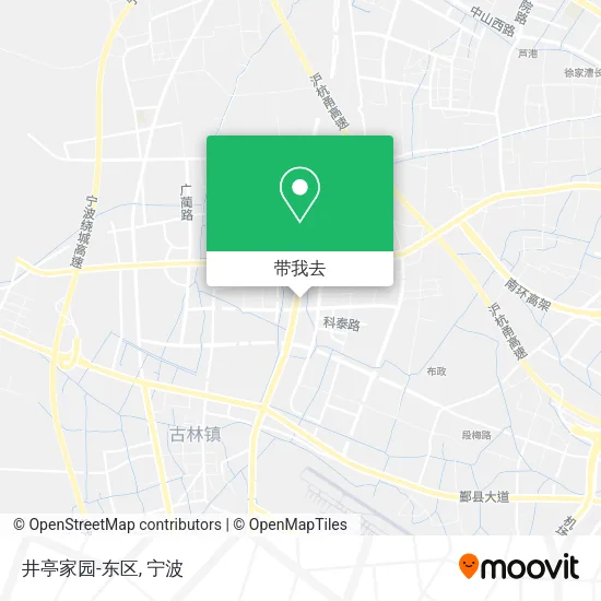 井亭家园-东区地图