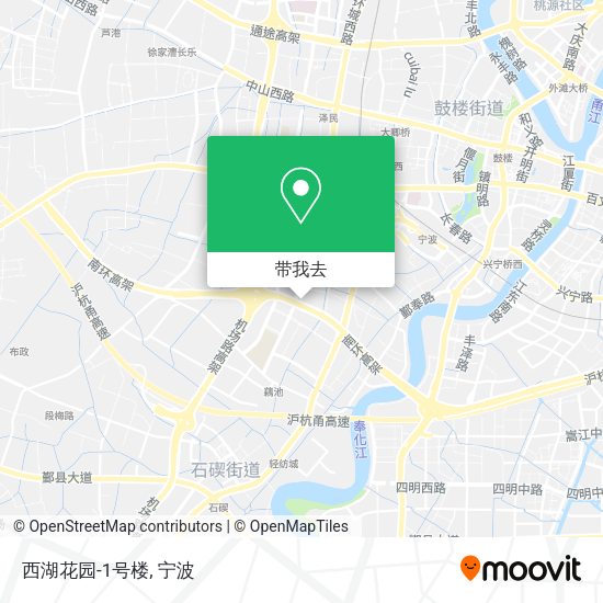 西湖花园-1号楼地图