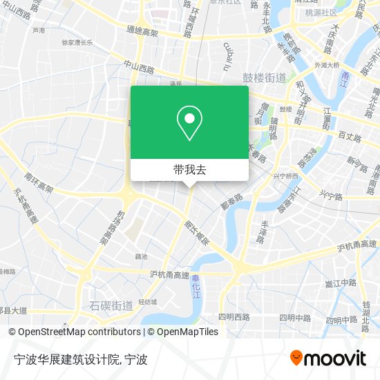 宁波华展建筑设计院地图