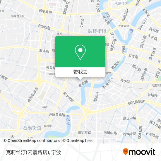 克莉丝汀(云霞路店)地图