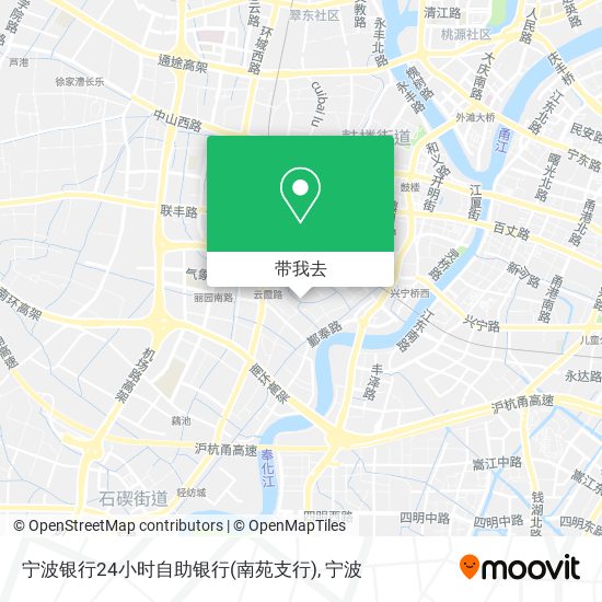 宁波银行24小时自助银行(南苑支行)地图