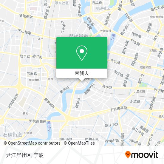 尹江岸社区地图