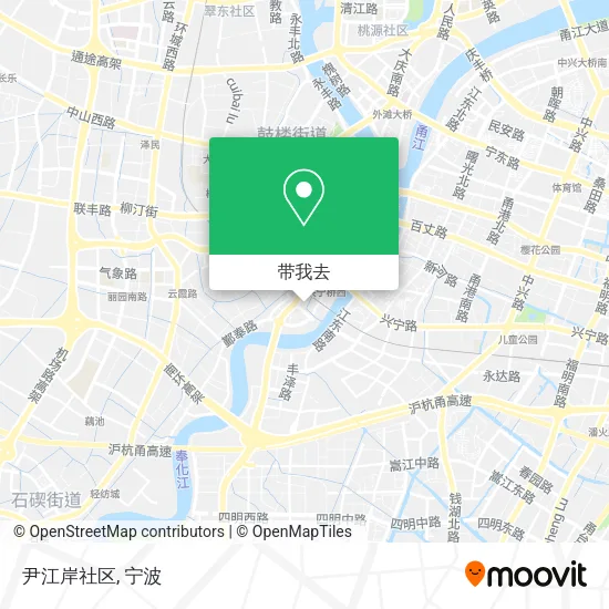 尹江岸社区地图