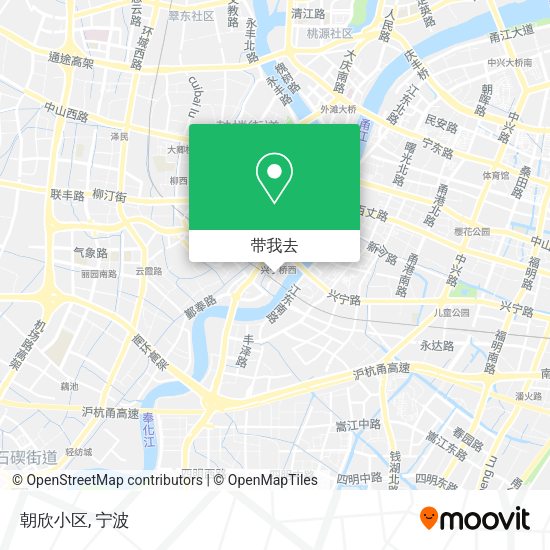 朝欣小区地图
