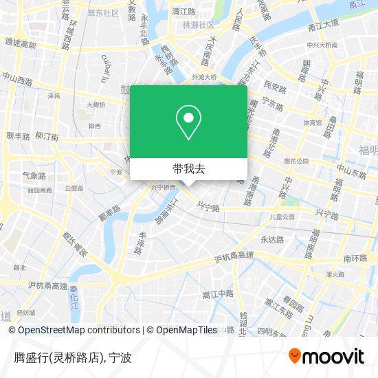 腾盛行(灵桥路店)地图