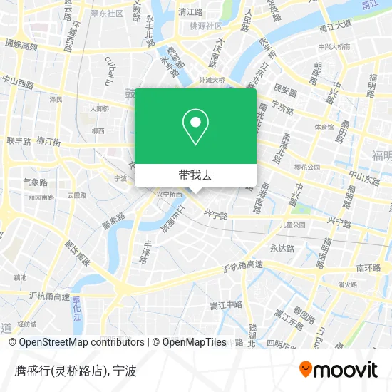 腾盛行(灵桥路店)地图