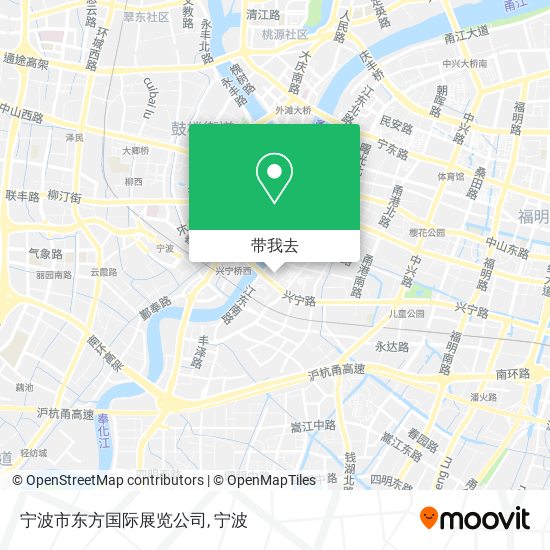 宁波市东方国际展览公司地图