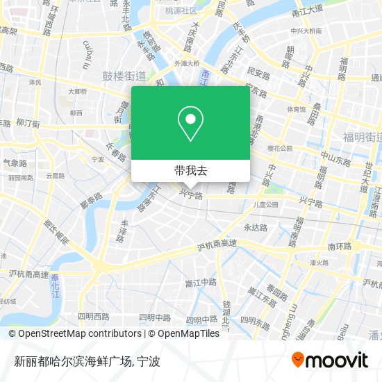 新丽都哈尔滨海鲜广场地图