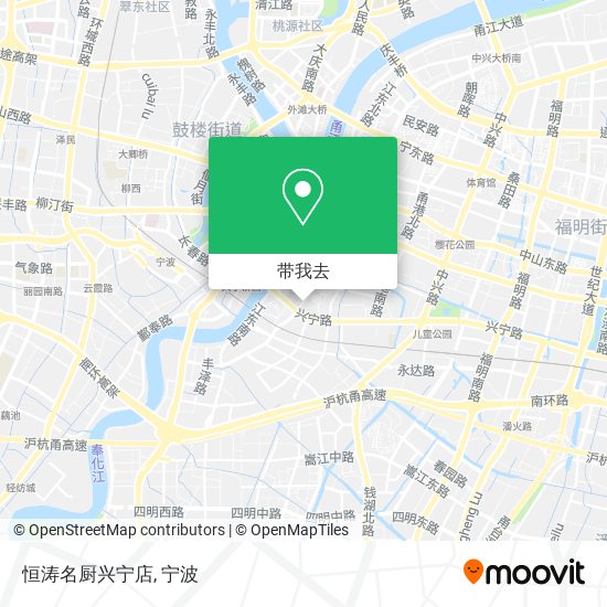 恒涛名厨兴宁店地图