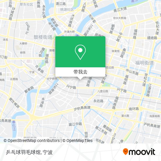 乒乓球羽毛球馆地图