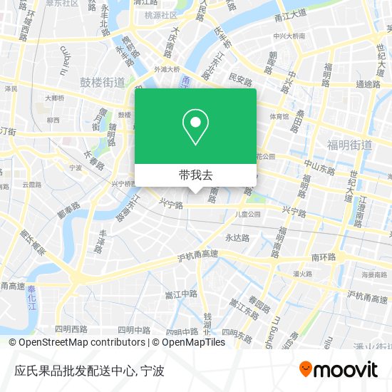 应氏果品批发配送中心地图