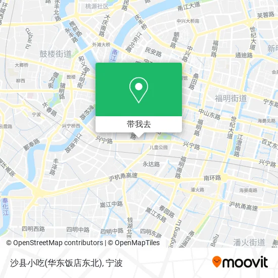 沙县小吃(华东饭店东北)地图